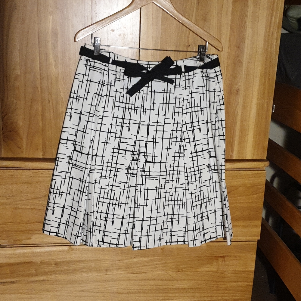 Graphic Pleated skirt [4]